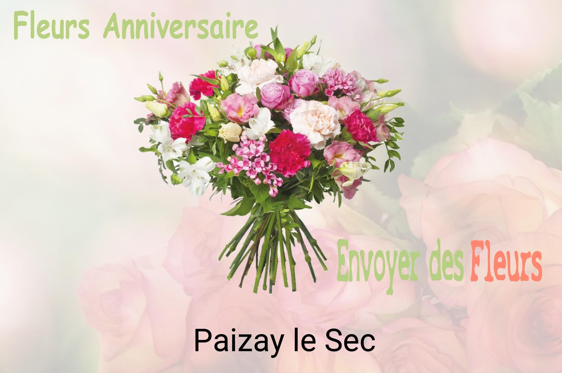 Bouquet de fleurs d’anniversaire livré à Paizay-le-Sec