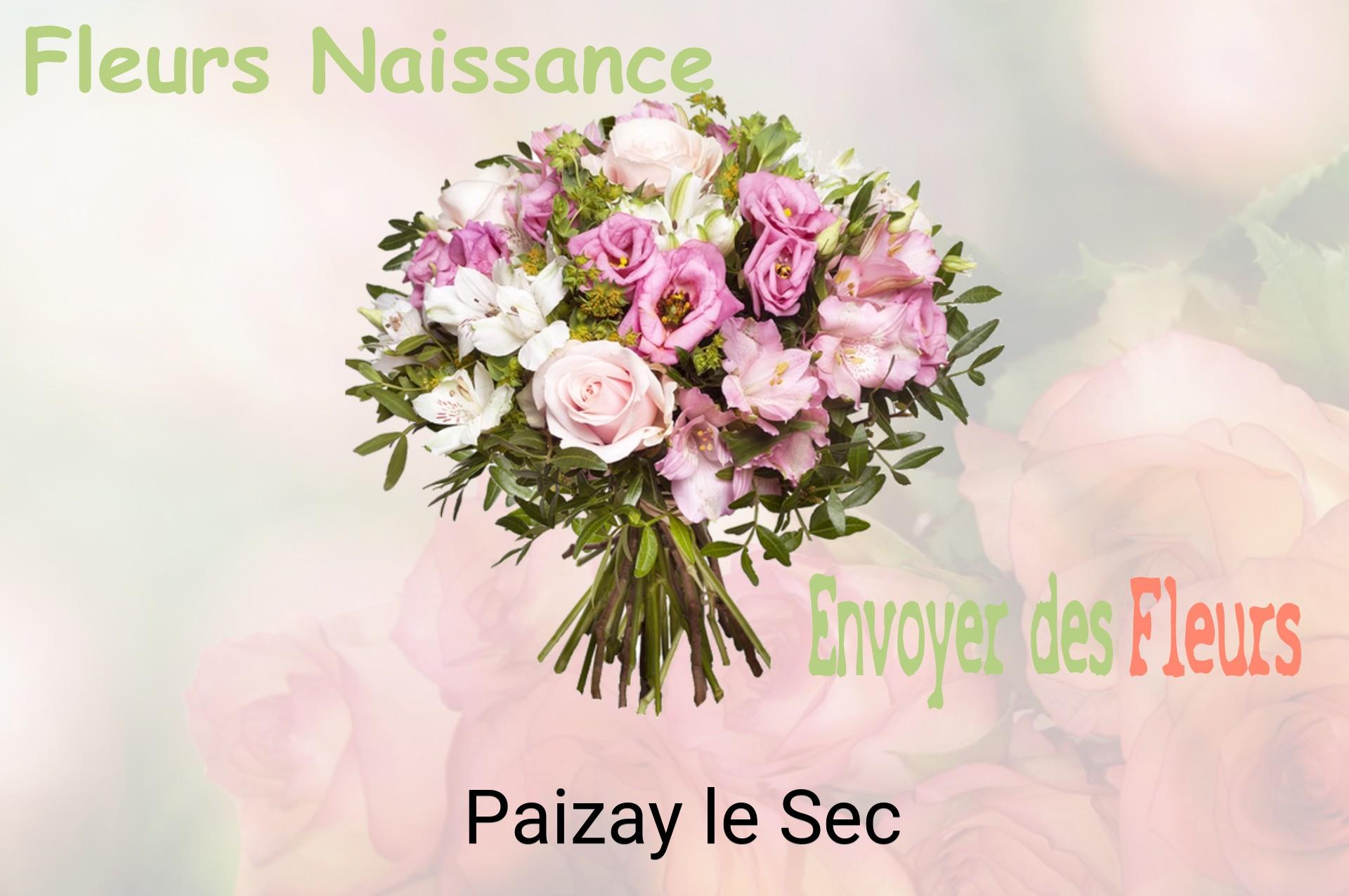 Bouquet de fleurs de naissance livré à Paizay-le-Sec