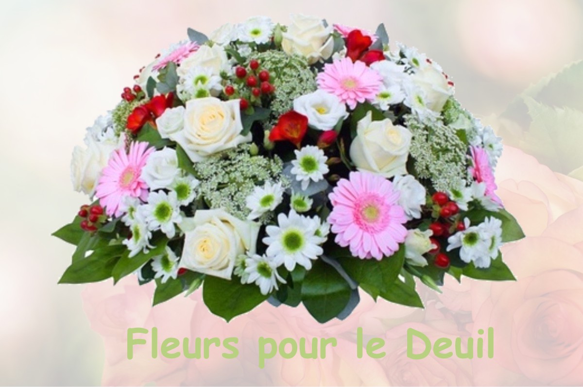 fleurs deuil PAIZAY-LE-SEC